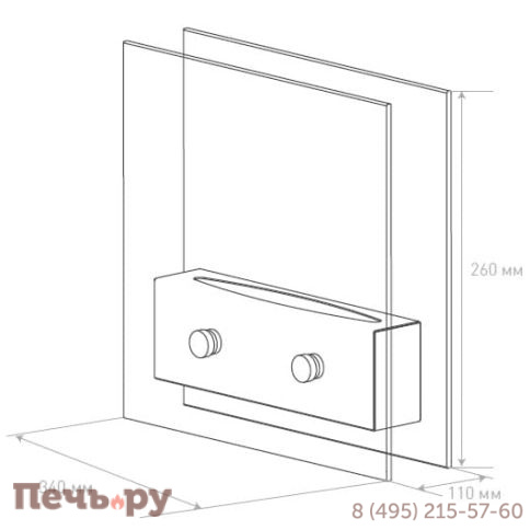 Биокамин Silver Smith Simple Black фото 7