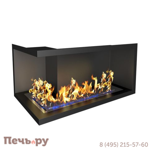 Биокамин ZeFire Standart для угловой стены 1000 фото