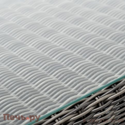 Боно 4SiS журнальный столик из искусственного ротанга, цвет графит фото 6