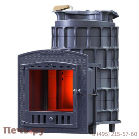 Чугунная банная печь GFS Авангард ЗК 35 (П2) под обкладку фото