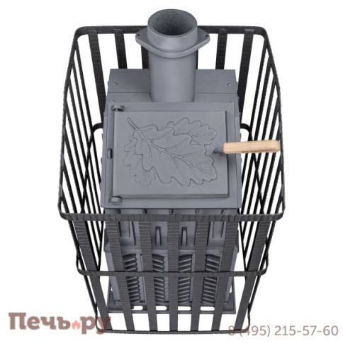 Чугунная банная печь GFS Гром 50 (П2) Ураган фото 3