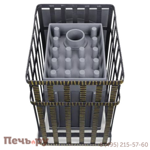 Чугунная банная печь GFS Ураган 18 (М) ЗК фото 3