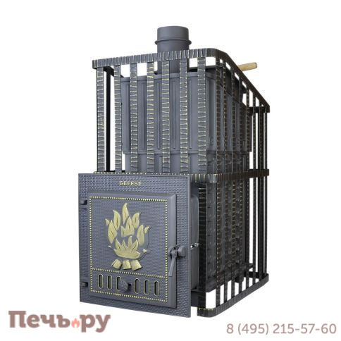 Чугунная Банная Печь GFS  Ураган 35 фото
