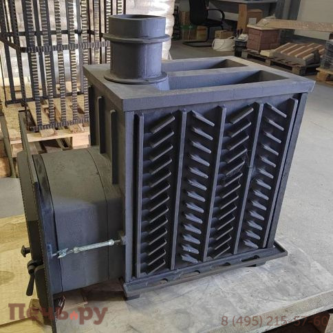 Чугунная банная печь GFS  в сетке 35М (ПБ-02 МС) фото 10