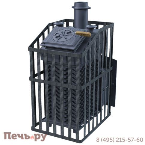 Чугунная Банная Печь GFS ЗК Ураган 40 фото 3