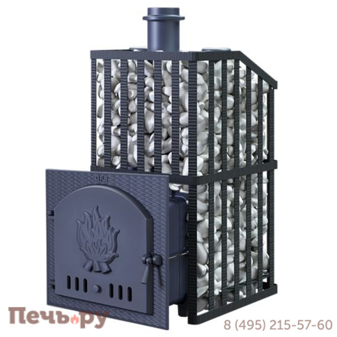 Чугунная Банная Печь GFS ЗК Ураган 40 фото 5