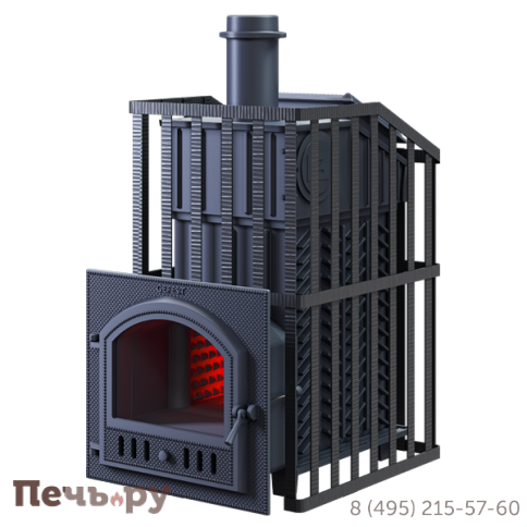 Чугунная Банная Печь GFS ЗК Ураган 40(М) фото