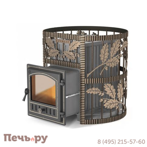 Чугунная банная печь Эверест Ковка 24 (280) фото