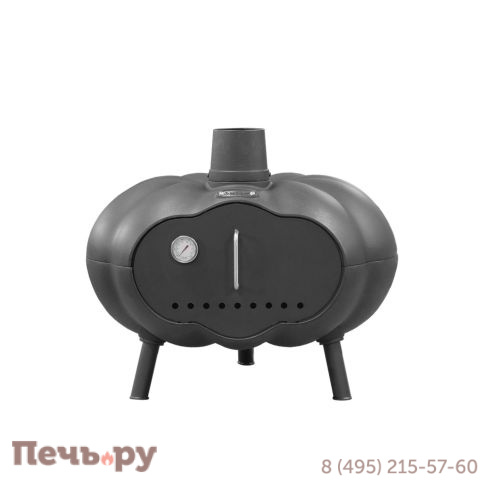 Чугунная печь для пиццы Везувий с чугунной вставкой фото 5