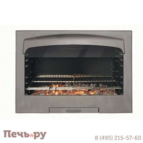 Чугунная топка Hergom Asador H04/100 открытая фото 4