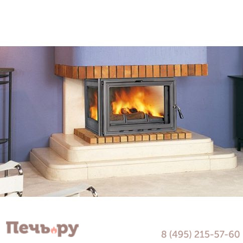 Чугунная топка Hergom H03/70 Panoramic Glass Vision фото 3