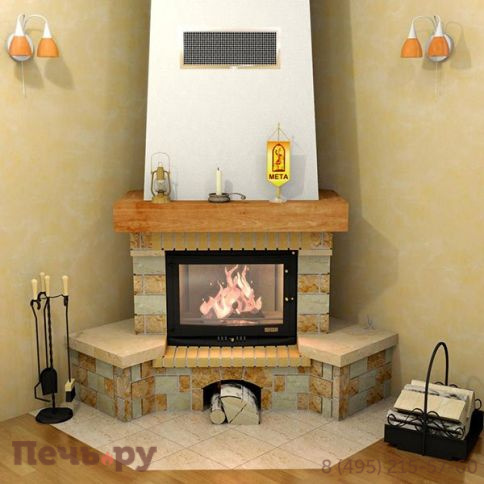 Чугунная топка Мета Камилла DF 800 фото 2