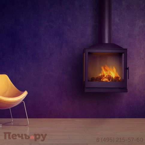 Чугунный камин Liseo Castiron LCI 5 GLR Wall, два боковых стекла фото 2