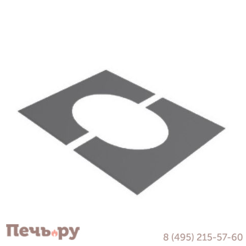 Декоративная разъемная пластина Schiedel Permeter 35-45гр (серый) фото