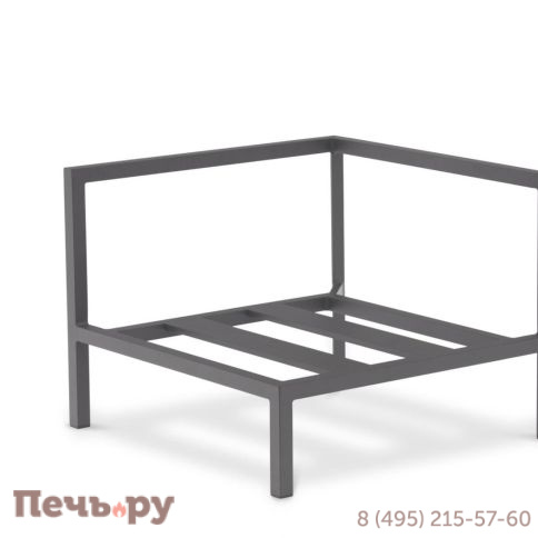 Диван Brafritid Stockholm 3 алюминий фото 5