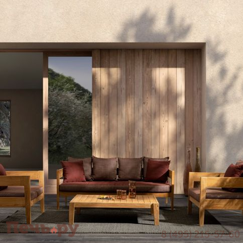 Диван деревянный с подушками Garden Relax Kobo фото 4