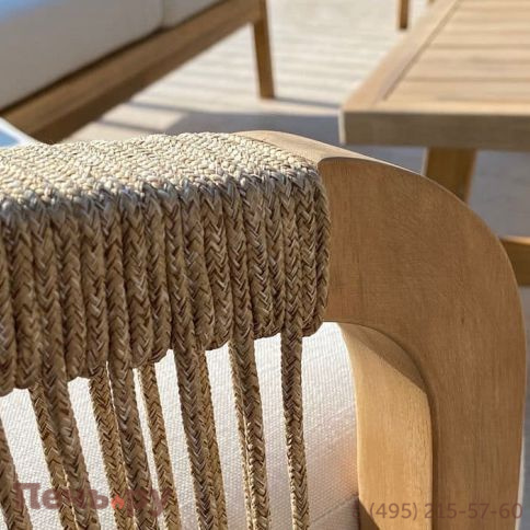 Диван деревянный трехместный Tagliamento Ravona KD фото 4