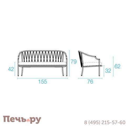 Диван дизайнерский EMU Ivy фото 9