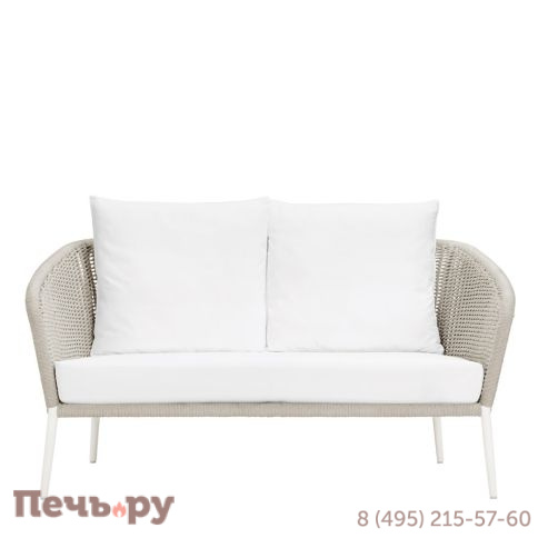 Диван двухместный плетеный с подушками JANUS et Cie Knot фото 7