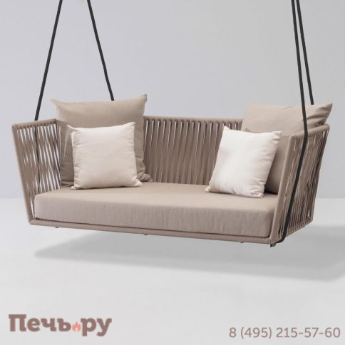 Диван-качели плетеный Kettal Bitta фото 3