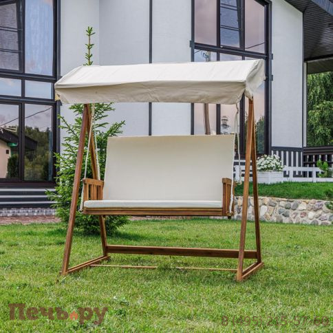 Диван-качели Royal Family Bruno двухместные из массива акации фото 2