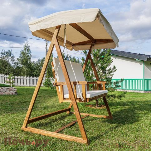 Диван-качели Royal Family Bruno двухместные из массива акации фото 3