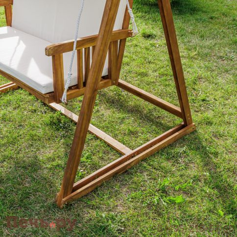 Диван-качели Royal Family Bruno двухместные из массива акации фото 8