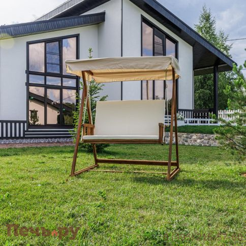 Диван-качели Royal Family Bruno двухместные из массива акации фото