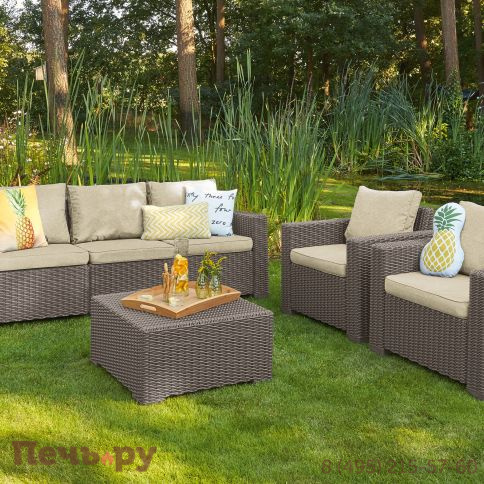 Диван Калифорния 3-х местный (California 2 Sofa), капучино фото 3