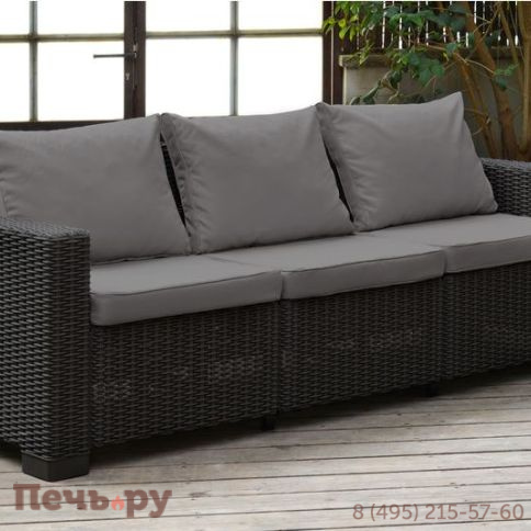 Диван Калифорния 3-х местный (California 3 Sofa), графит фото 3