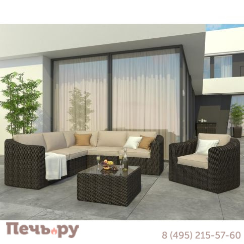 Диван модульный угловой Rotang Lux Малага фото