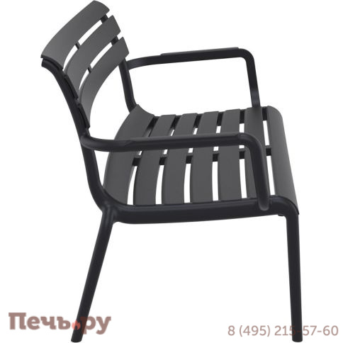 Диван пластиковый двухместный Siesta Contract Paris Lounge фото 10