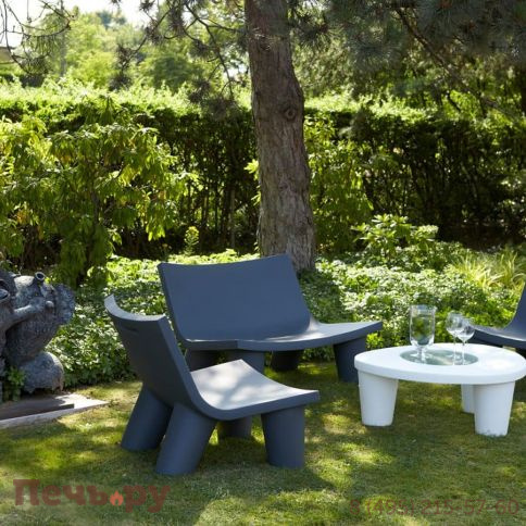 Диван пластиковый двухместный Slide Low Lita Love Standard фото 3