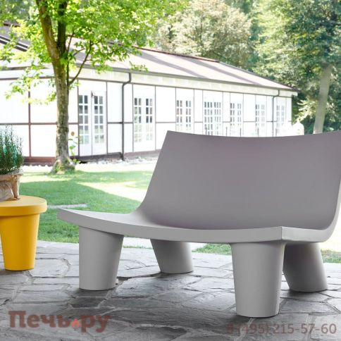 Диван пластиковый двухместный Slide Low Lita Love Standard фото 4