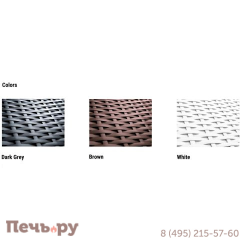 Диван пластиковый плетеный трехместный с подушками Siesta Contract Monaco Lounge XL фото 7