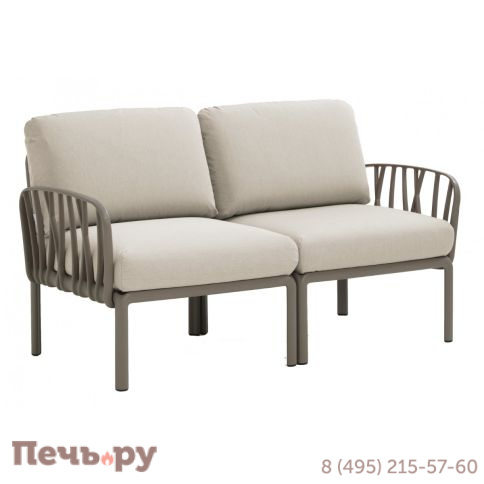 Диван пластиковый с подушками Nardi Komodo 2 003/2DIV/10.131 фото