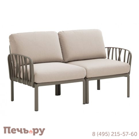 Диван пластиковый с подушками Nardi Komodo 2 003/2DIV/10.141 фото