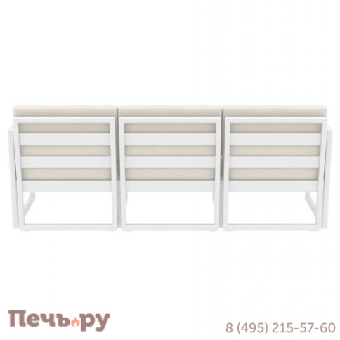 Диван пластиковый трехместный с подушками Siesta Contract Mykonos XL фото 20