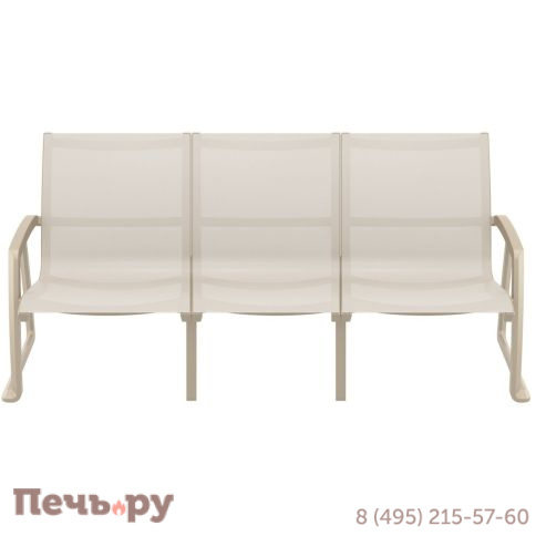Диван пластиковый трехместный Siesta Contract Pacific Lounge фото