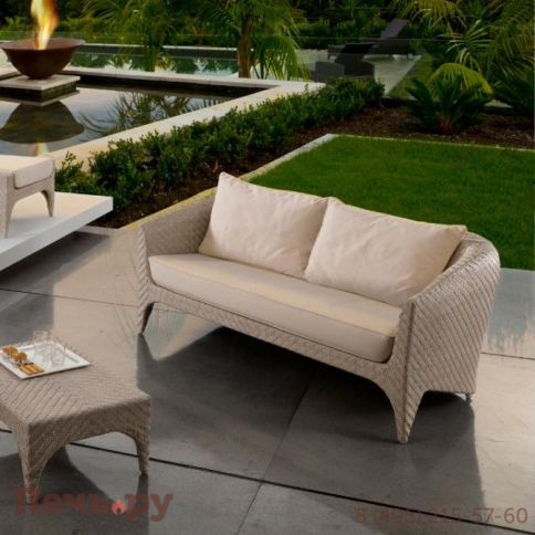 Диван плетеный RosaDesign Plaza фото