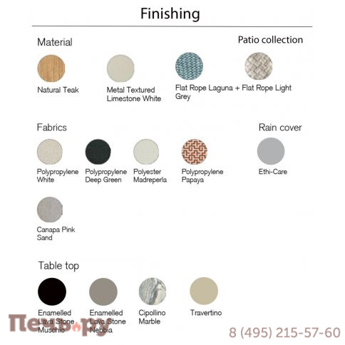 Диван плетеный с подушками Ethimo Patio фото 5