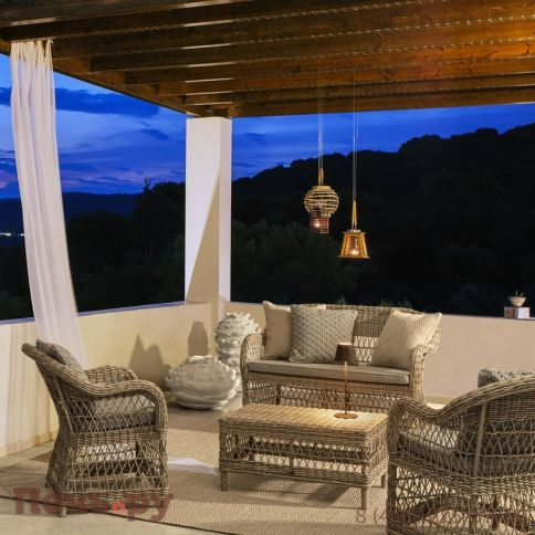 Диван плетеный с подушками Garden Relax Jupiter фото 2