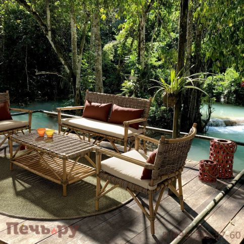 Диван плетеный с подушками Garden Relax Tarifa фото 2