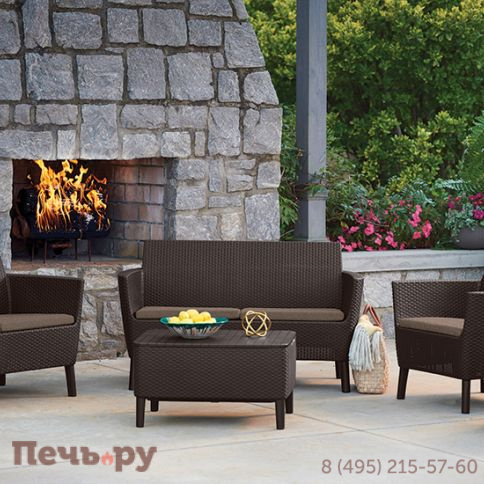 Диван Салемо 2-х местный (Salemo 2 Sofa), коричневый фото 2