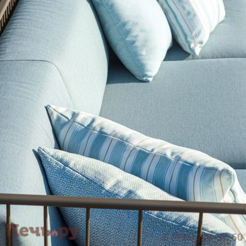 Диван трехместный металлический с подушками EMU Cannole фото 3