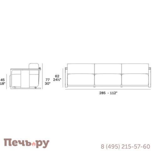 Диван трехместный мягкий Vondom Tulum фото 10