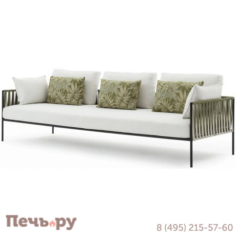 Диван двухместный плетеный Nodo Zip фото