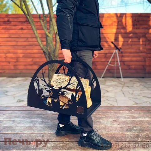 Дровница Искры костра Лесной олень фото 2