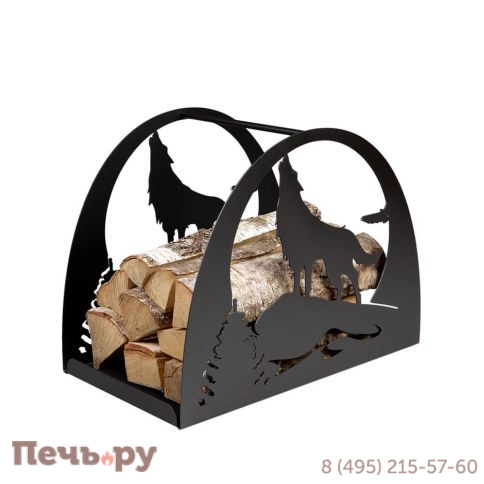 Дровница Silver Smith Wolf фото