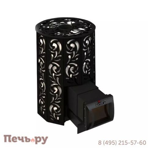 Дровяная банная печь Grill'D Violet Long Pro фото 2